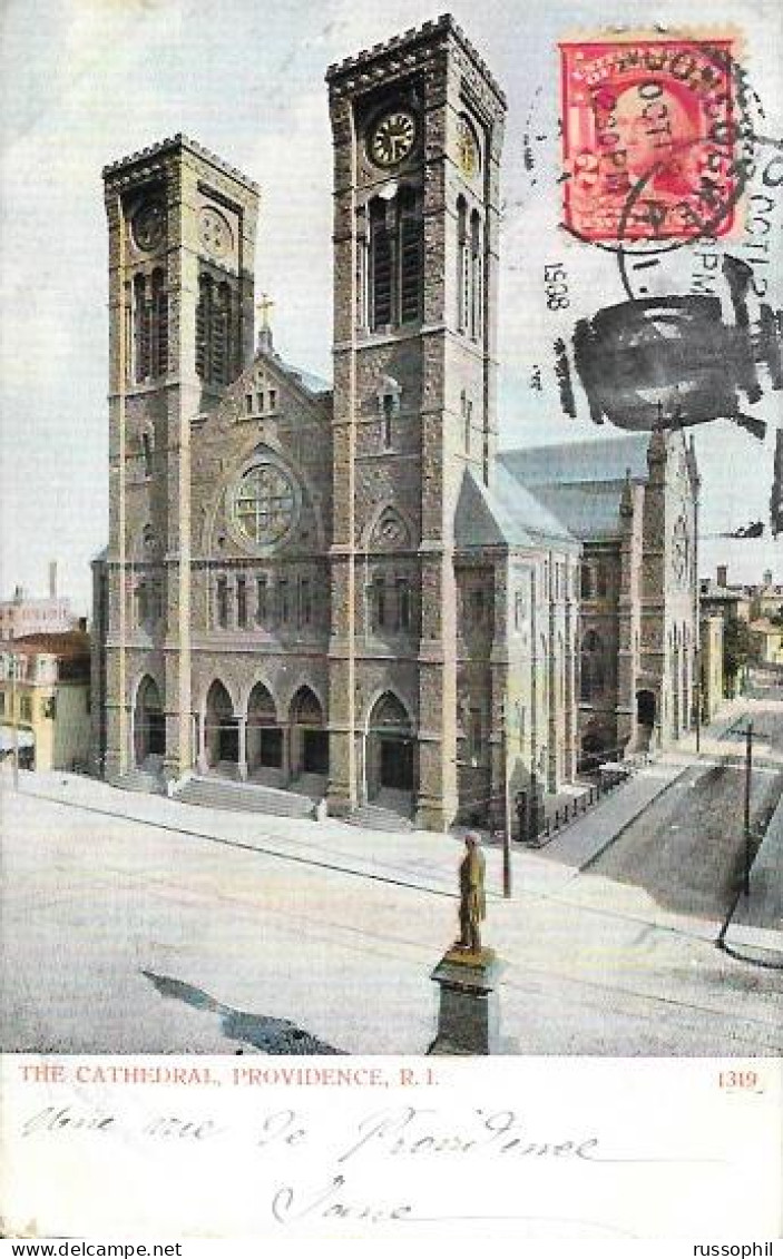 USA - THE CATHEDRAL, PROVIDENCE, RI - PUB. BOSSELMAN & CO. - 1908 - Providence