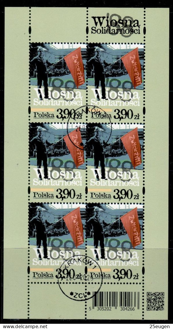 POLAND 2023 Spring Of Solidarity MS USED - Used Stamps