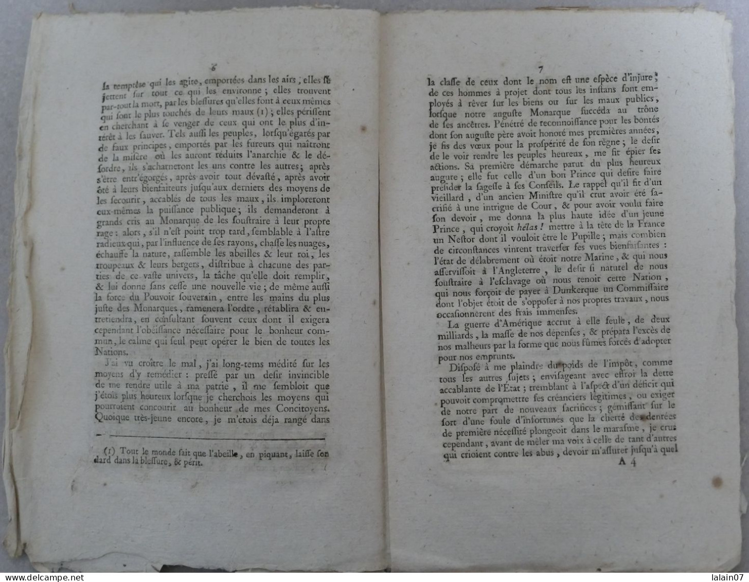 Projets De DECRETS Sur Les MILICES Auxiliaires Et Les Travaux Publics, 1790 - Decreti & Leggi