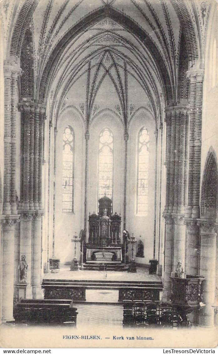 BELGIQUE - Eigen-Bilzen - Kerk Van Binnen - Carte Postale Ancienne - Bilzen