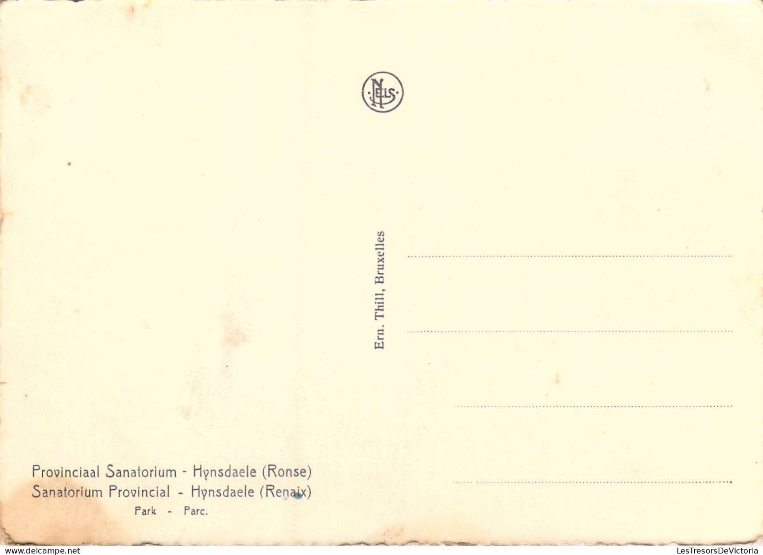 BELGIQUE - Renaix - Sanatorium Provincial - Carte Postale Ancienne - Renaix - Ronse
