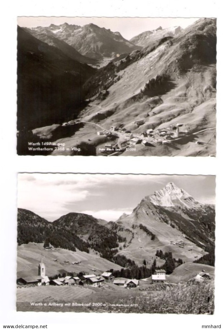 2 Stk AK Warth Am Arlberg Nicht Gel Vorarlberg Österreich Austria - Warth