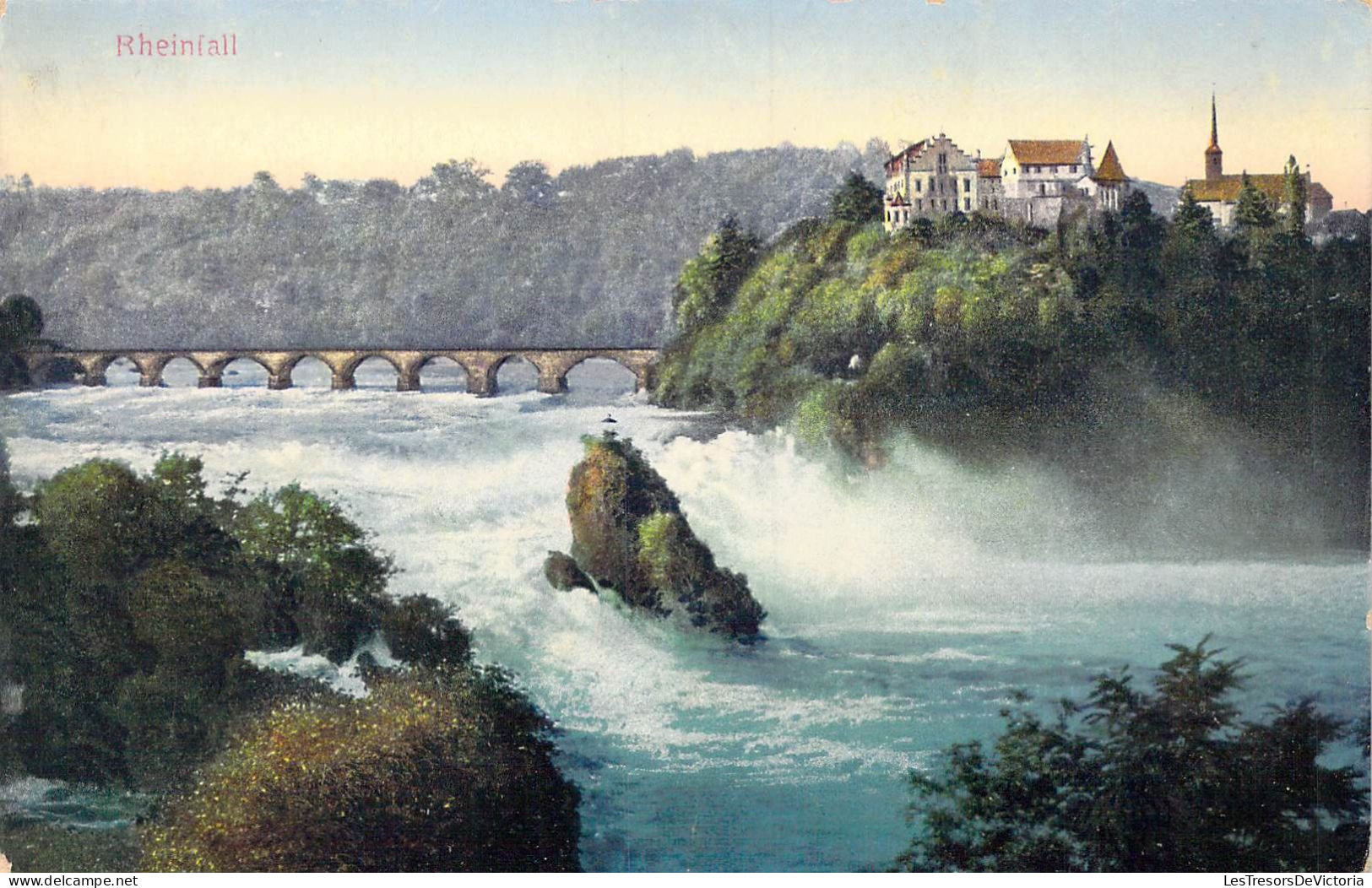 SUISSE - Rheinfall - Carte Postale Ancienne - Sonstige & Ohne Zuordnung