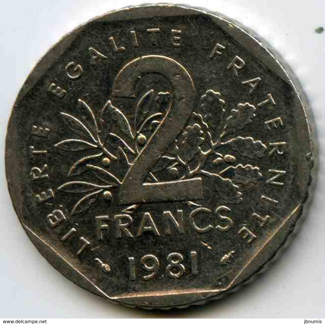 France 2 Francs 1981 GAD 547 KM 942.1 - 2 Francs