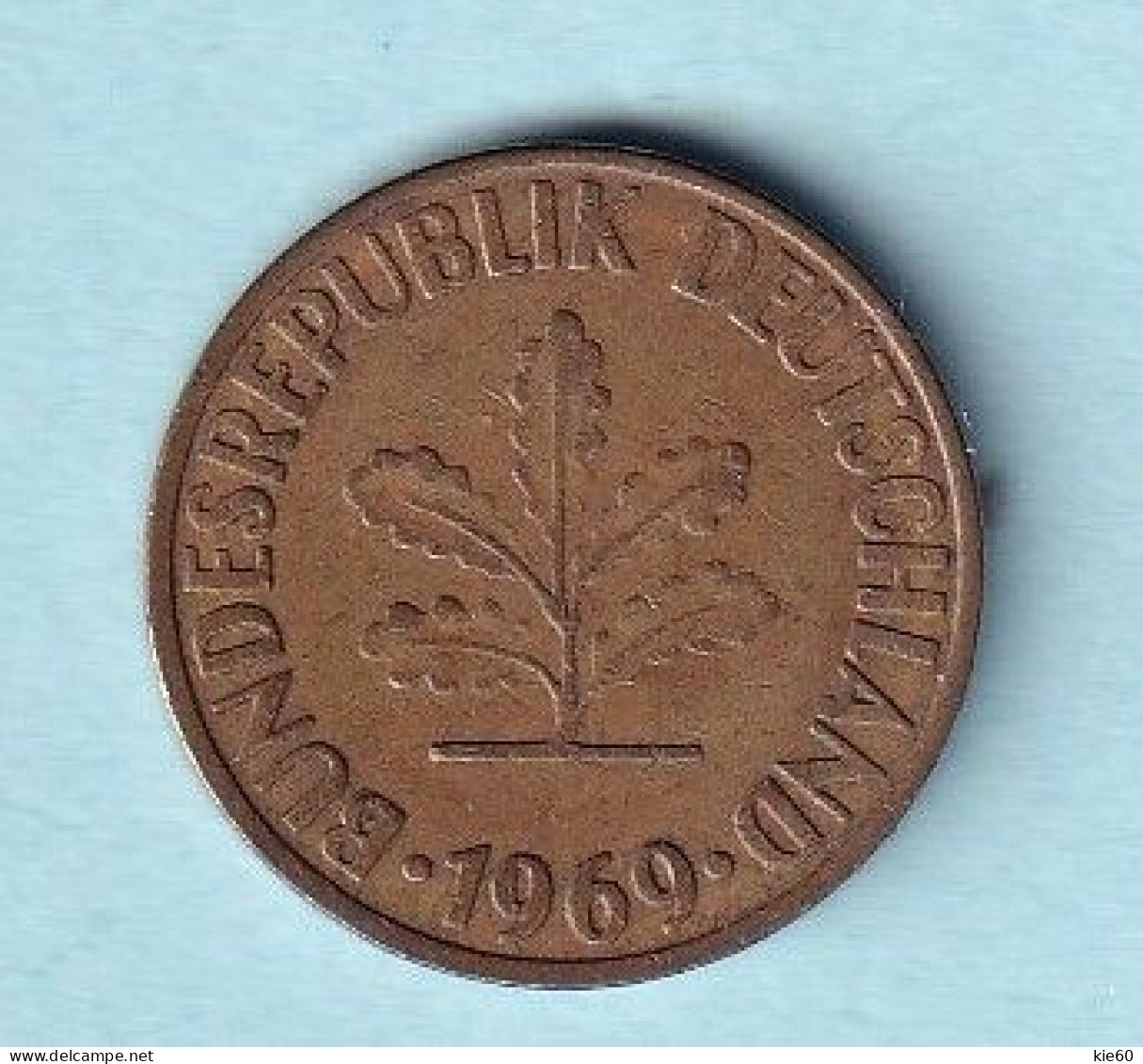 Germany  - 1969 - 10 Pfennig. F. - KM108 - 10 Pfennig