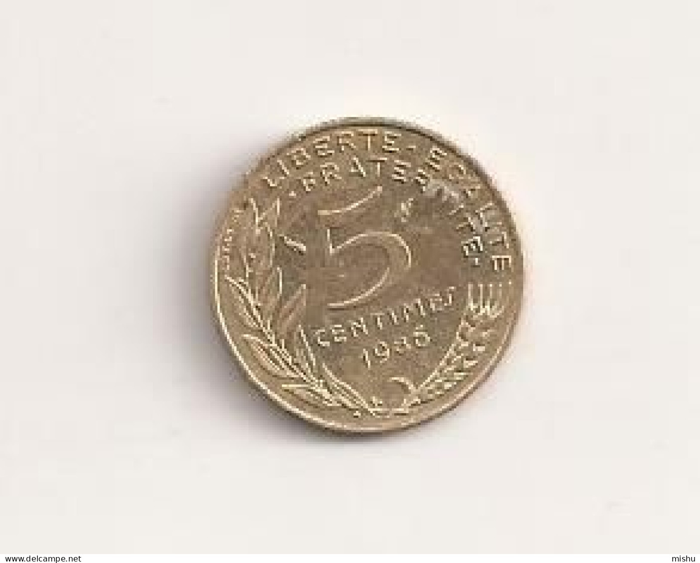 France 5 Centimes 1986 Cent Cents Centimes V1 - Sonstige & Ohne Zuordnung