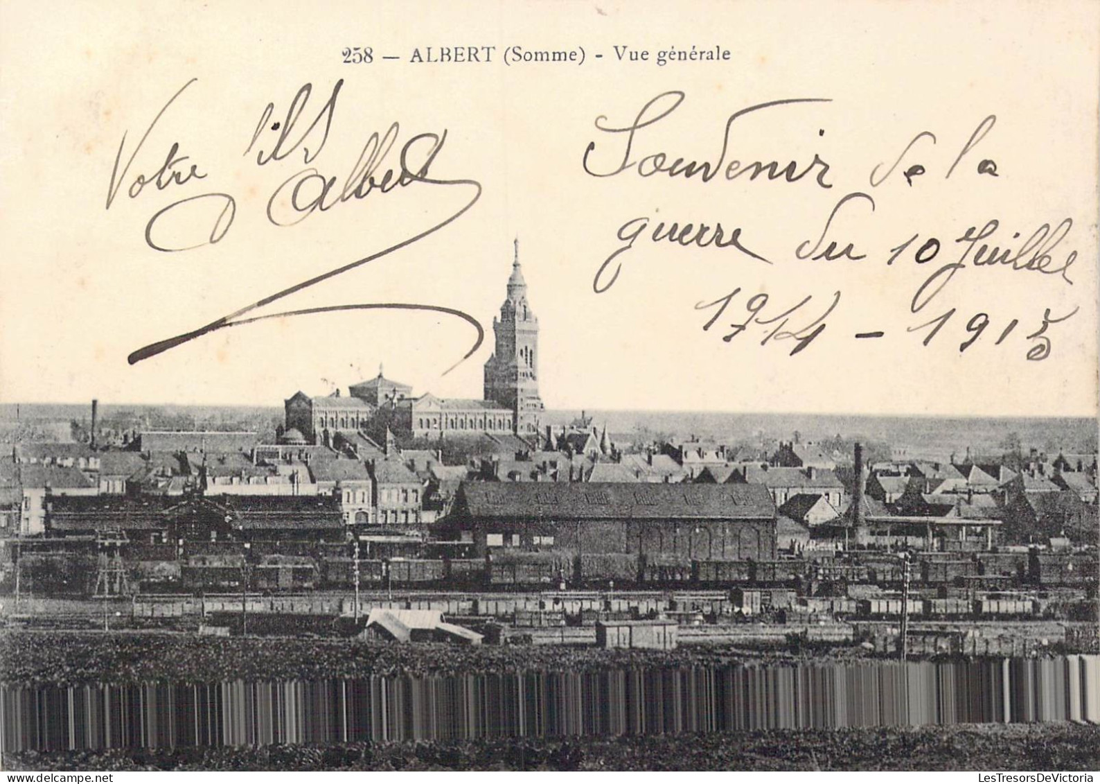FRANCE - 80 - Albert - Vue Générale - Carte Postale Ancienne - Albert