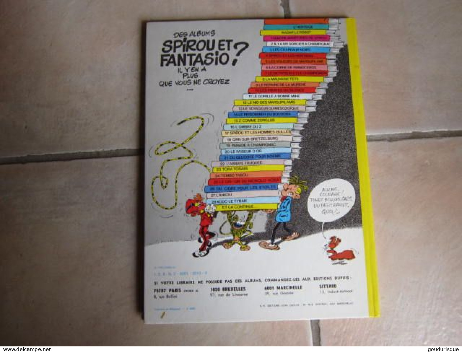 SPIROU T8 LA MAUVAISE TETE   FRANQUIN - Spirou Et Fantasio