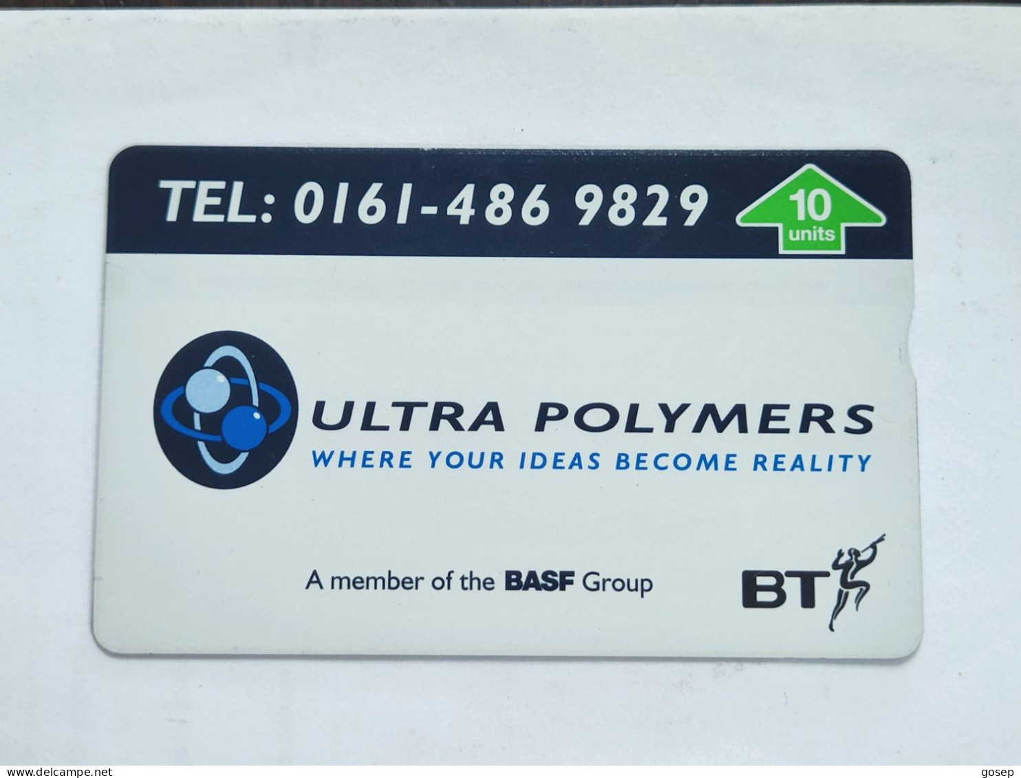 United Kingdom-(BTP337)-ULTRA POLYMERS-(339)-(10units)(510D64166)(tirage-2.500)(Price Cataloge-5.00£-mint) - BT Privé-uitgaven