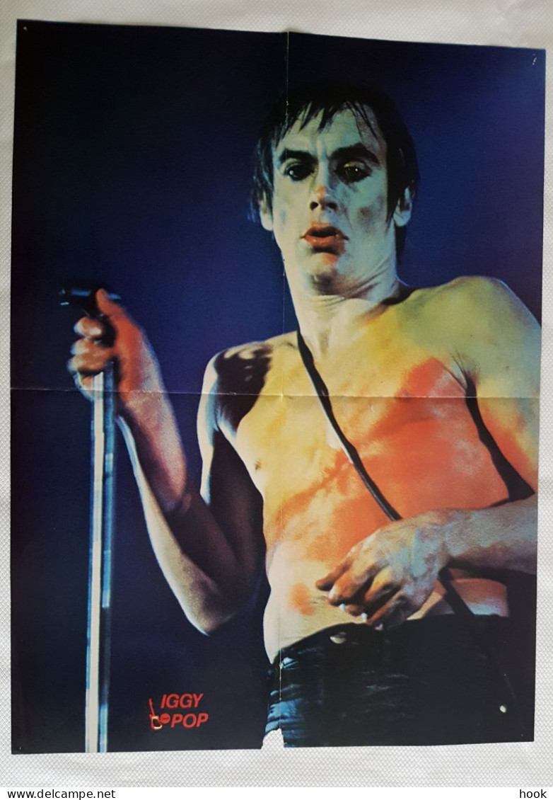 Poster Vintage PETER GABRIEL/IGGY POP (Magazine Best). - Manifesti & Poster