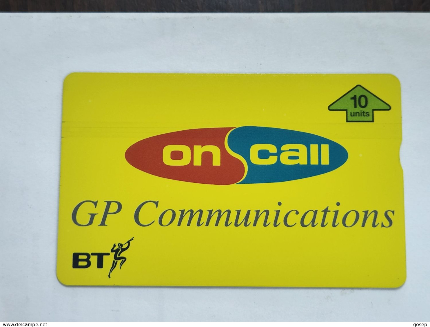 United Kingdom-(BTP340)-GP-COMMUNICATIONS ON CALL-(344)-(10units)(510C)(tirage-3.750)(Price Cataloge-4.00£-mint) - BT Edición Privada