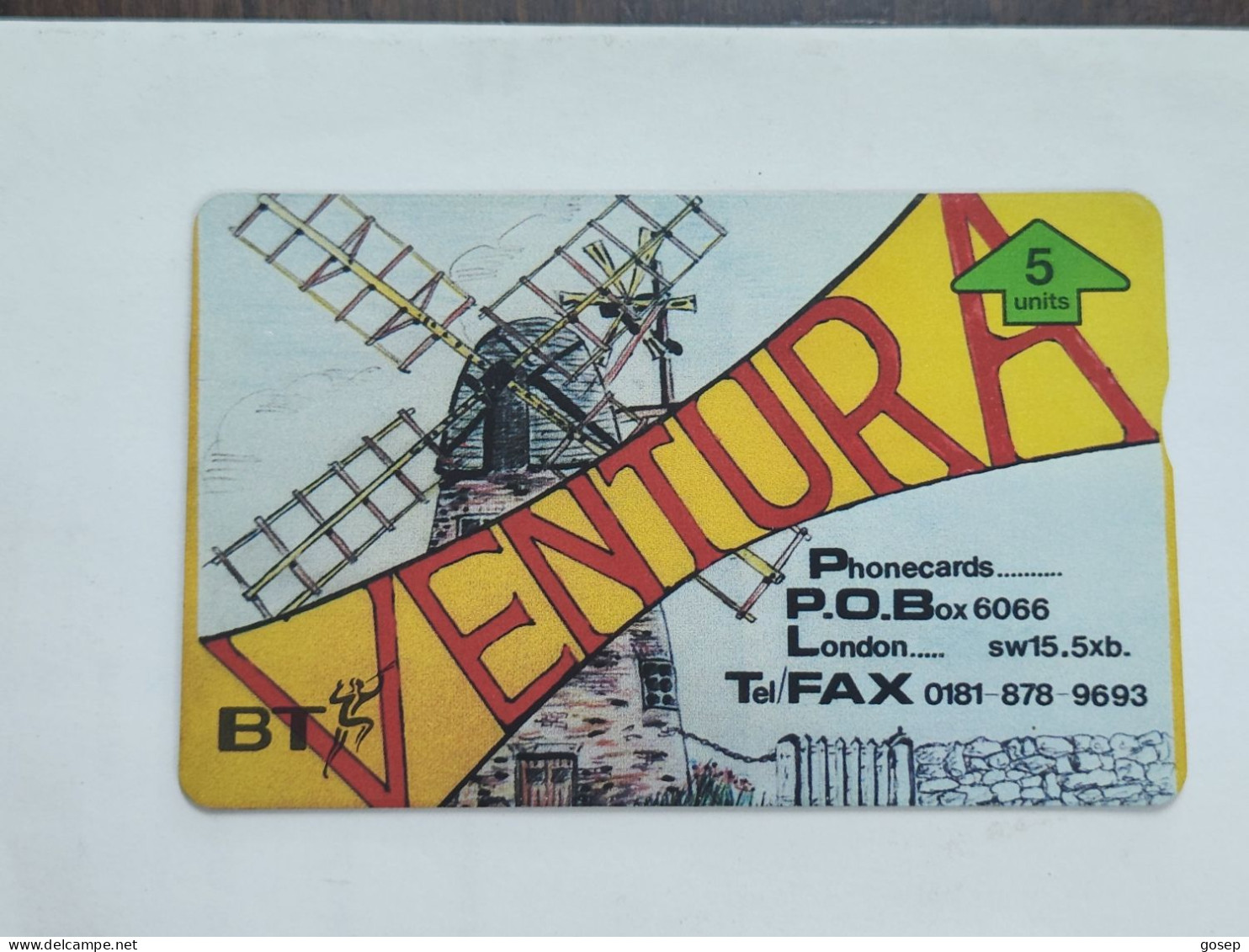 United Kingdom-(BTP342)-VENTURA-WINDMILL-(348)-(5units)(505E07280)(tirage-1.000)(price Catalogue-10.00£-mint) - BT Privé-uitgaven