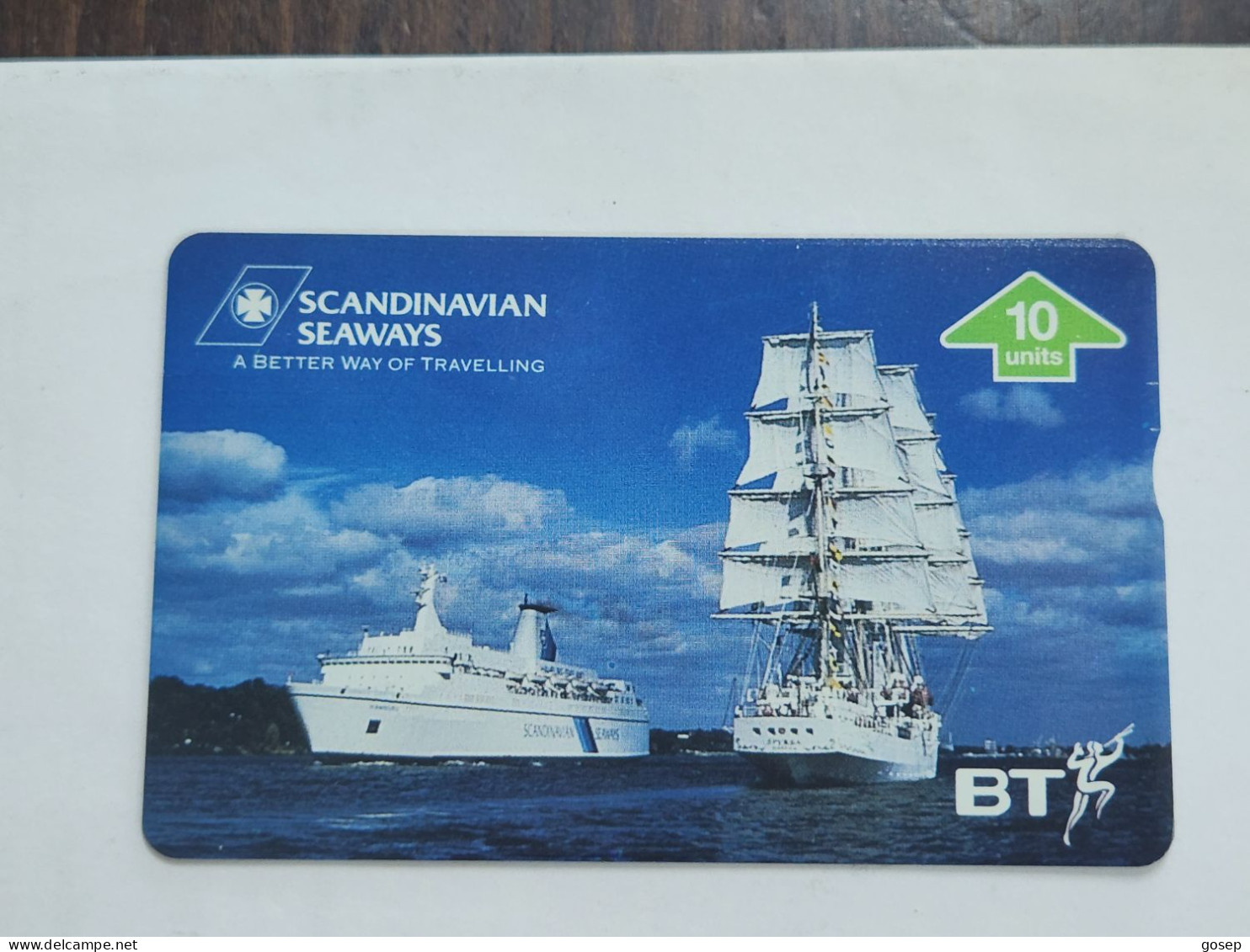 United Kingdom-(BTP345)-SCANDINAVIAN SEAWAYS-(352)-(10units)(510C)(tirage-2.000)(price Catalogue-10.00£-mint) - BT Private