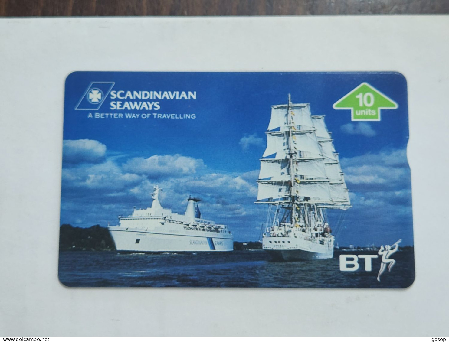 United Kingdom-(BTP345)-SCANDINAVIAN SEAWAYS-(353)-(10units)(510C)(tirage-2.000)(price Catalogue-10.00£-mint) - BT Edición Privada