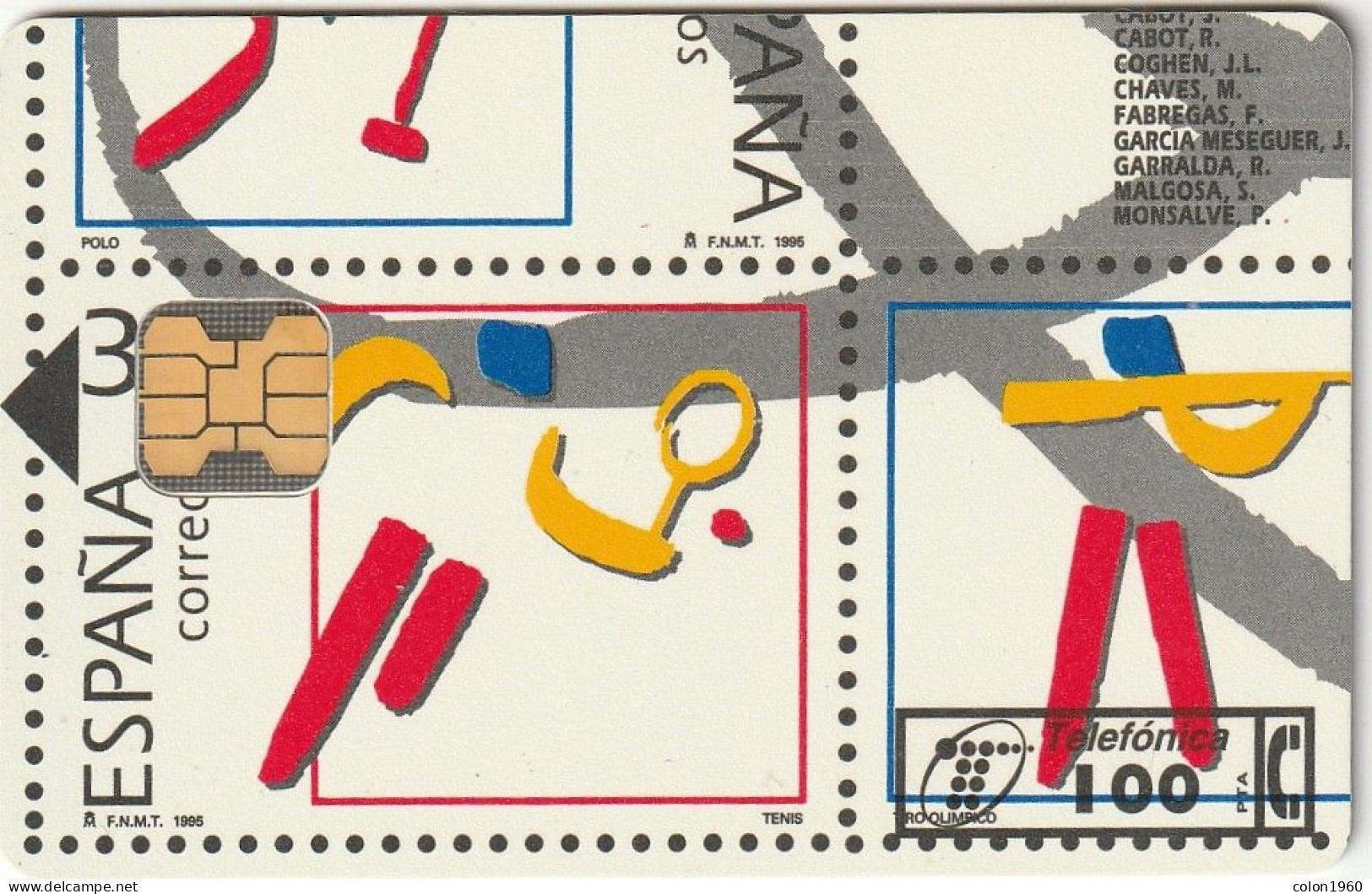 ESPAÑA. P-121. Barnafil'95. 1995-04. 6100 Ex. USADA. (644) - Private Issues