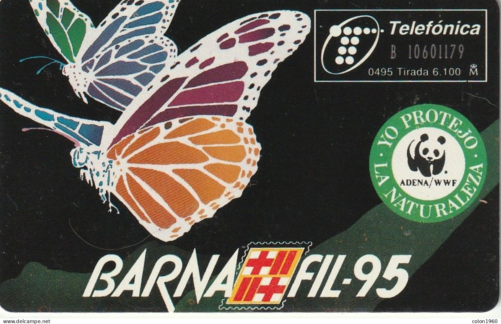 ESPAÑA. P-121. Barnafil'95. 1995-04. 6100 Ex. USADA. (644) - Emissions Privées