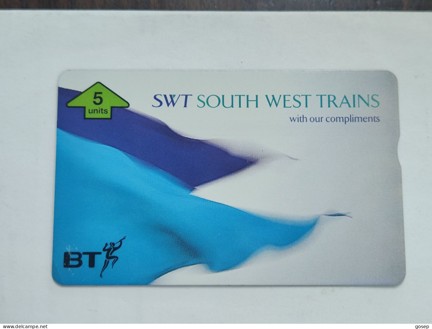 United Kingdom-(BTP347)-SOUTH WEST TRAINS-(355)-(5units)(505D)(tirage-5.000)(price Catalogue-12.00£-mint) - BT Emissions Privées