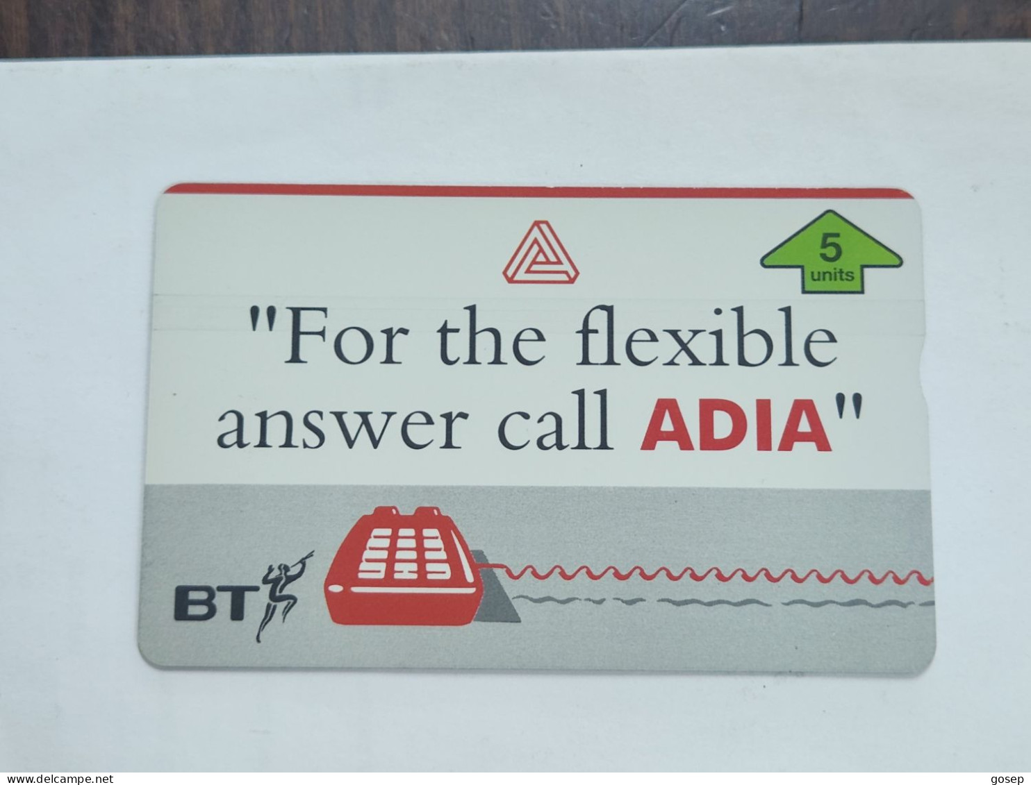 United Kingdom-(BTP348)-ADIA-(357)-(5units)(505G05133)(tirage-10.000)(price Catalogue-5.00£-mint) - BT Emissions Privées