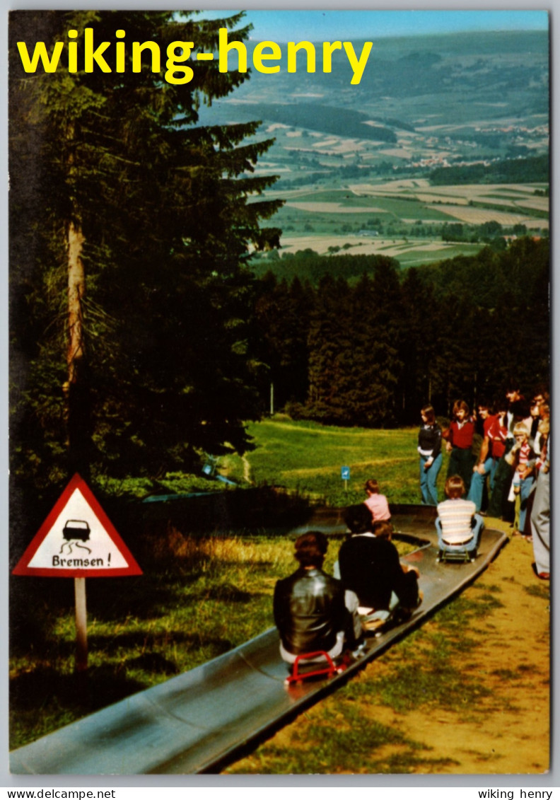 Rhön - Riesenrutschbahn Auf Der Wasserkuppe 1   Stempel Märchenwiesenhütte - Längste Metallrutschbahn Der Welt - Rhoen