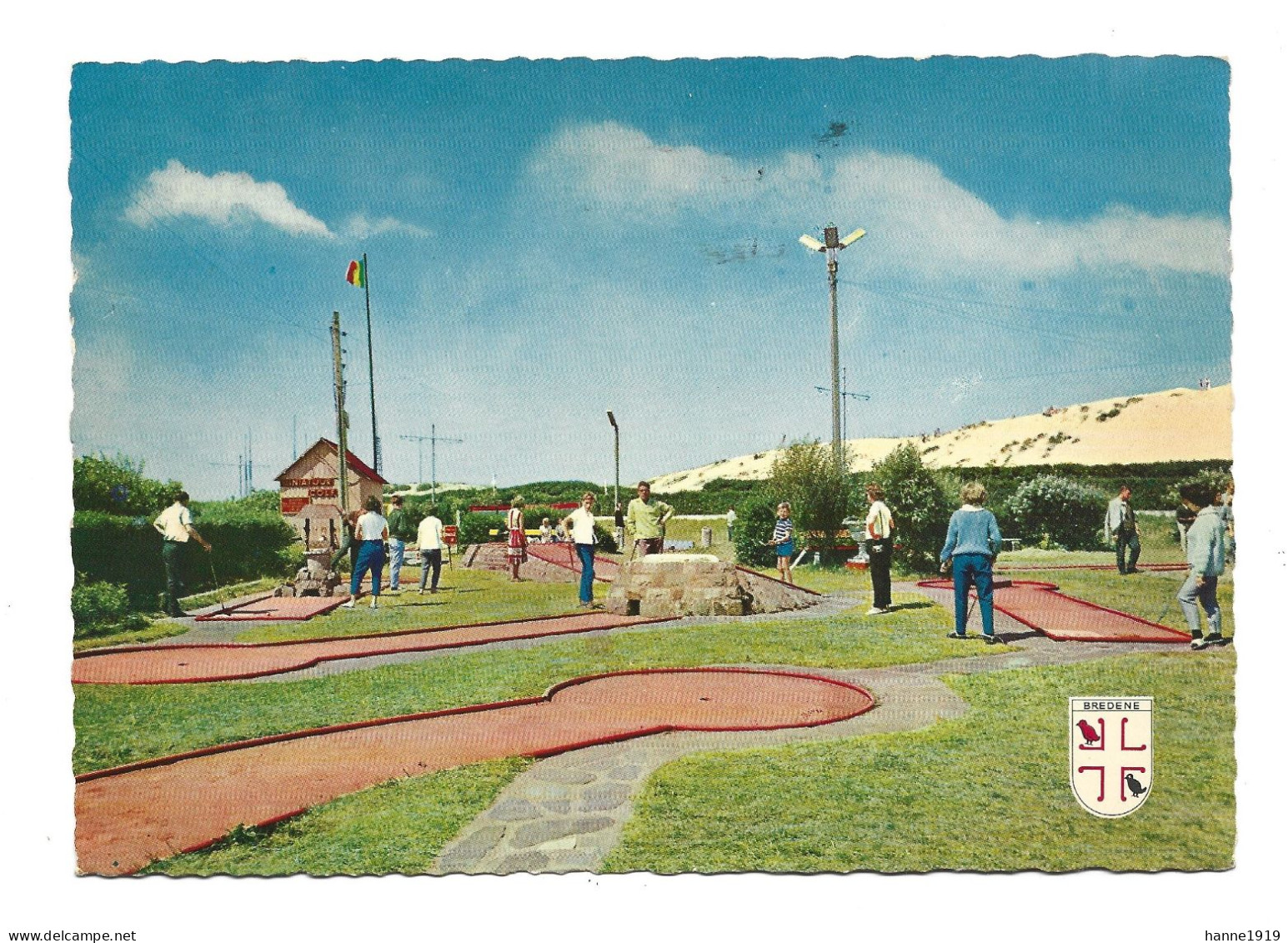 Bredene Golf Miniature Photo Carte Foto Prentkaart Htje - Bredene