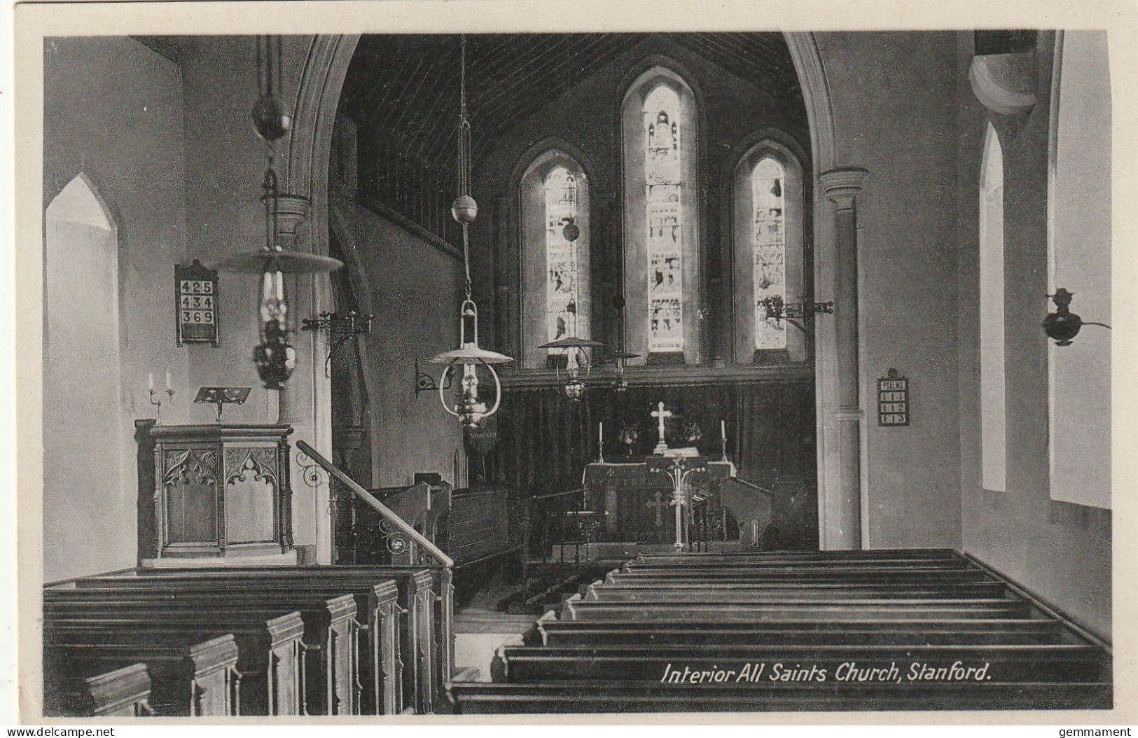 STANFORD- ALL SAINTS CHURCH INTERIOR - Other & Unclassified