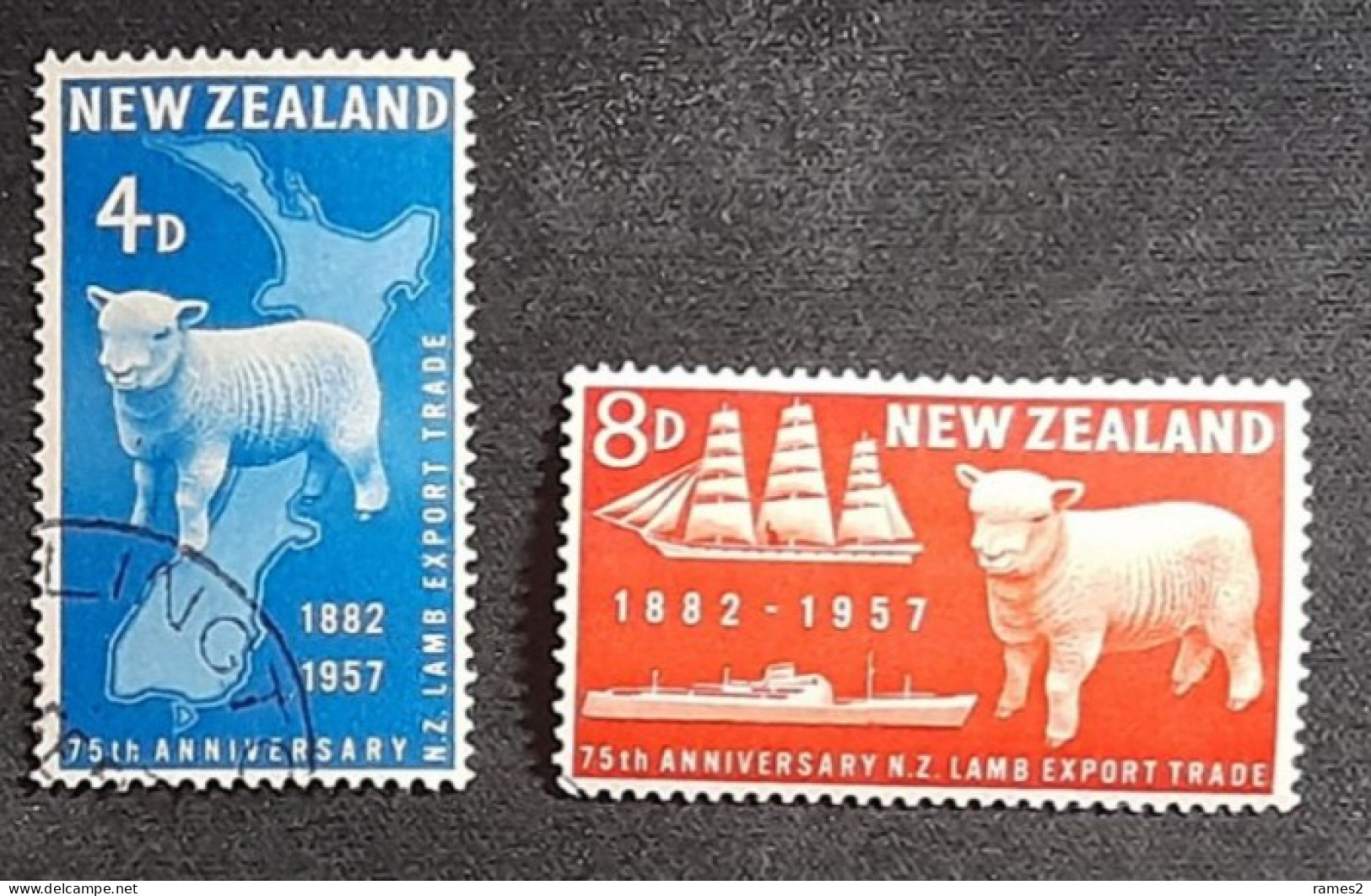 Nouvelle-Zélande > 1947-... > 1980-89 > Oblitérés N°359/60 - Gebraucht