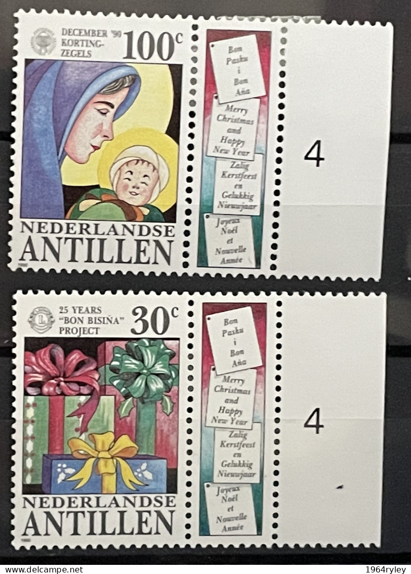 NETHERLANDS ANTILLIES  - MH* - 1990 - # 641/642 - Curaçao, Nederlandse Antillen, Aruba
