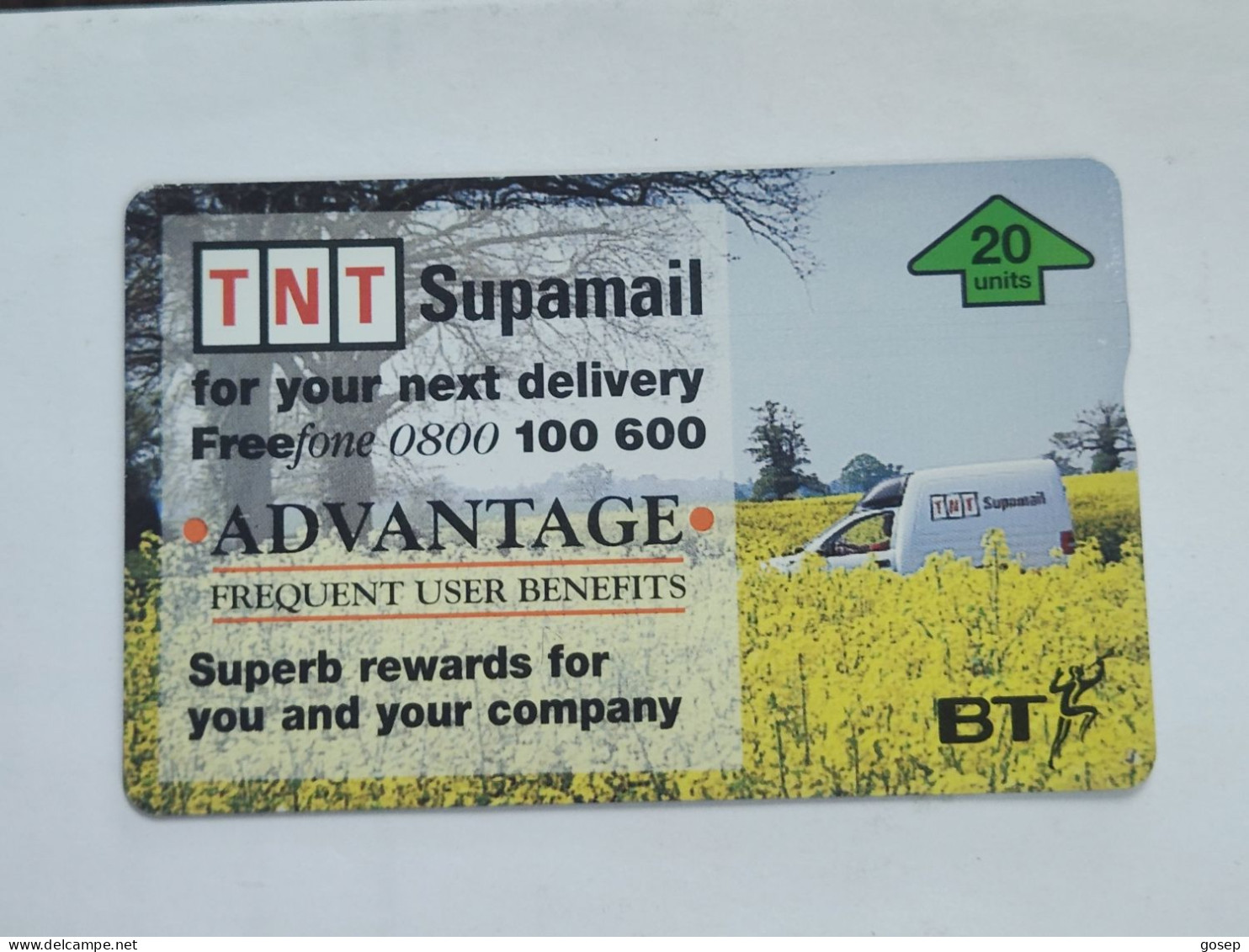 United Kingdom-(BTP357)-TNT-aupamail/ADVANTAGE-(370)-(20units)(52048368)(tirage-12.000)(price Catalogue-10.00£-mint) - BT Privé-uitgaven