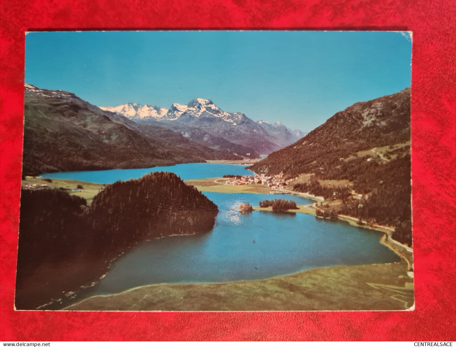 CARTE SUISSE SILVAPLANA MIT CHAMFERER UND SILVAPLANERSEE - Silvaplana