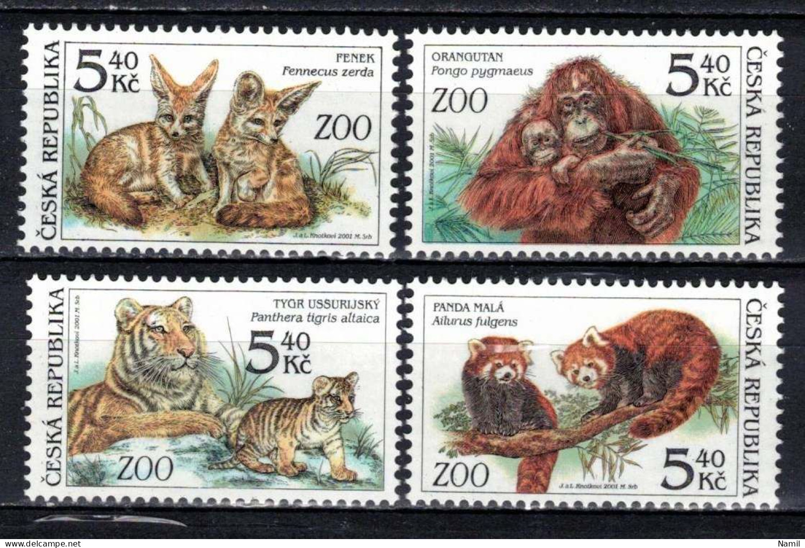 ** Tchéque République 2001 Mi 299-302, (MNH)** - Nuevos