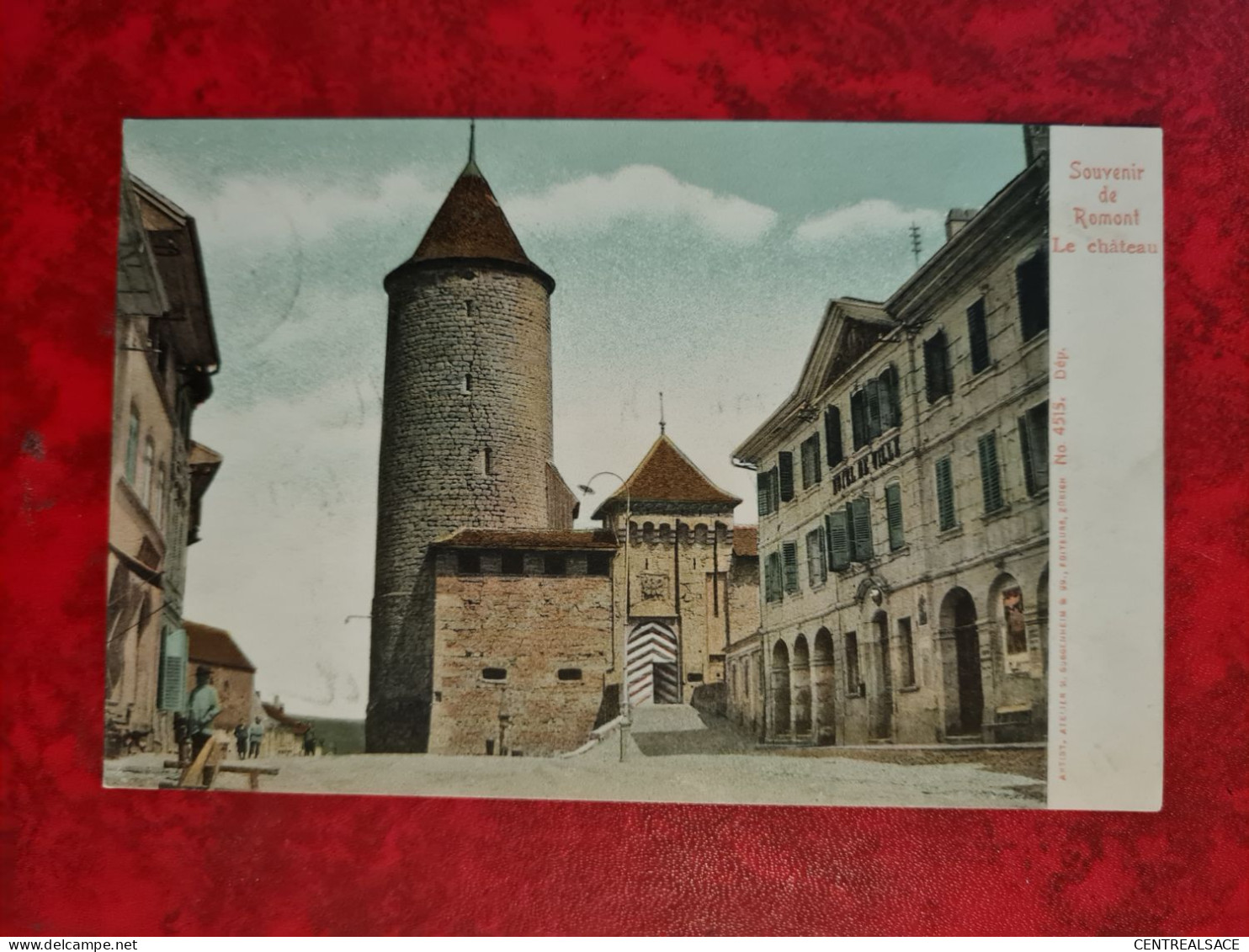 CARTE SUISSE SOUVENIR DE ROMONT LE CHATEAU - Romont