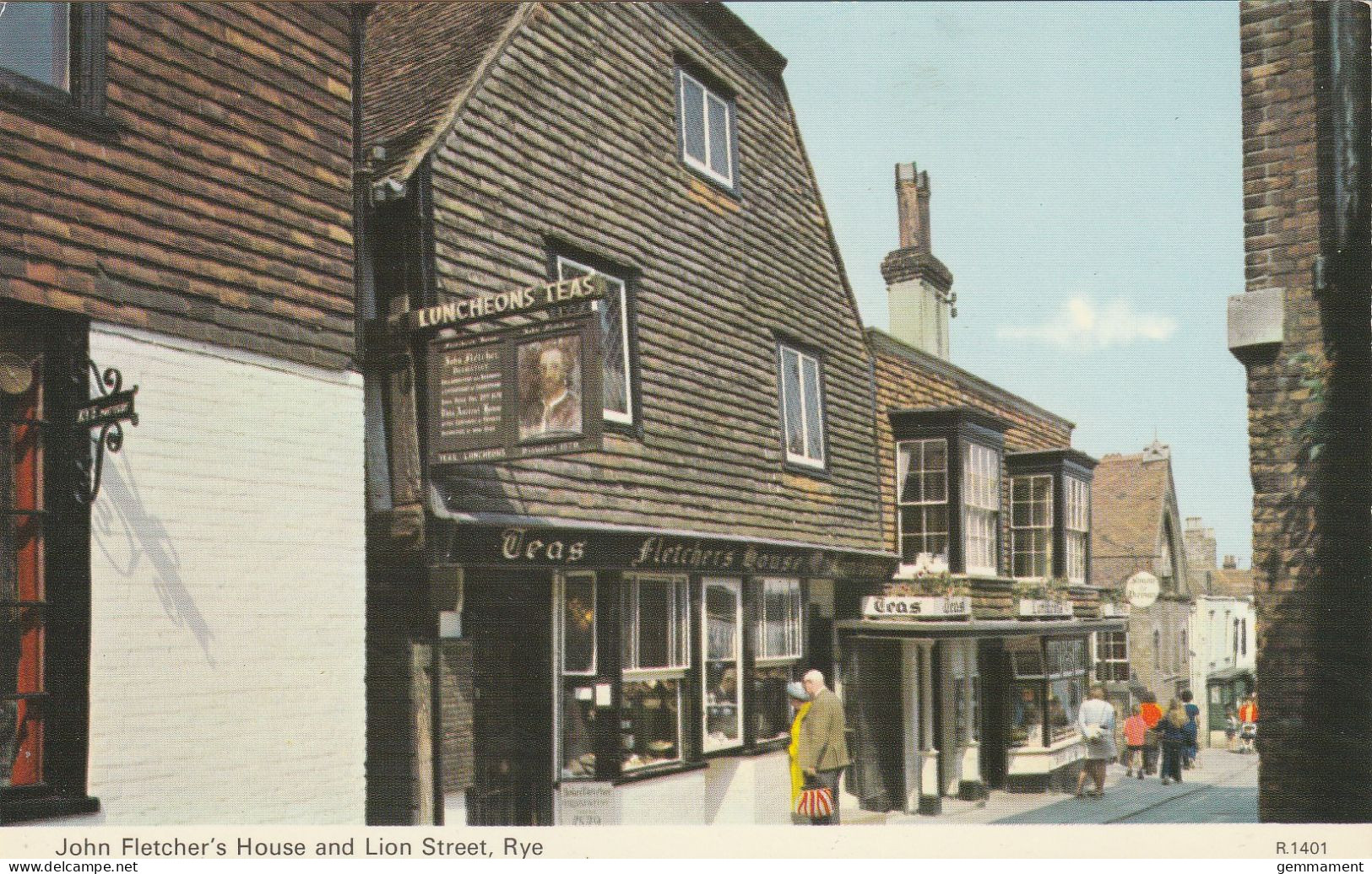 RYE - JOHN FLETCHERS HOUSE AND LION STREET - Rye