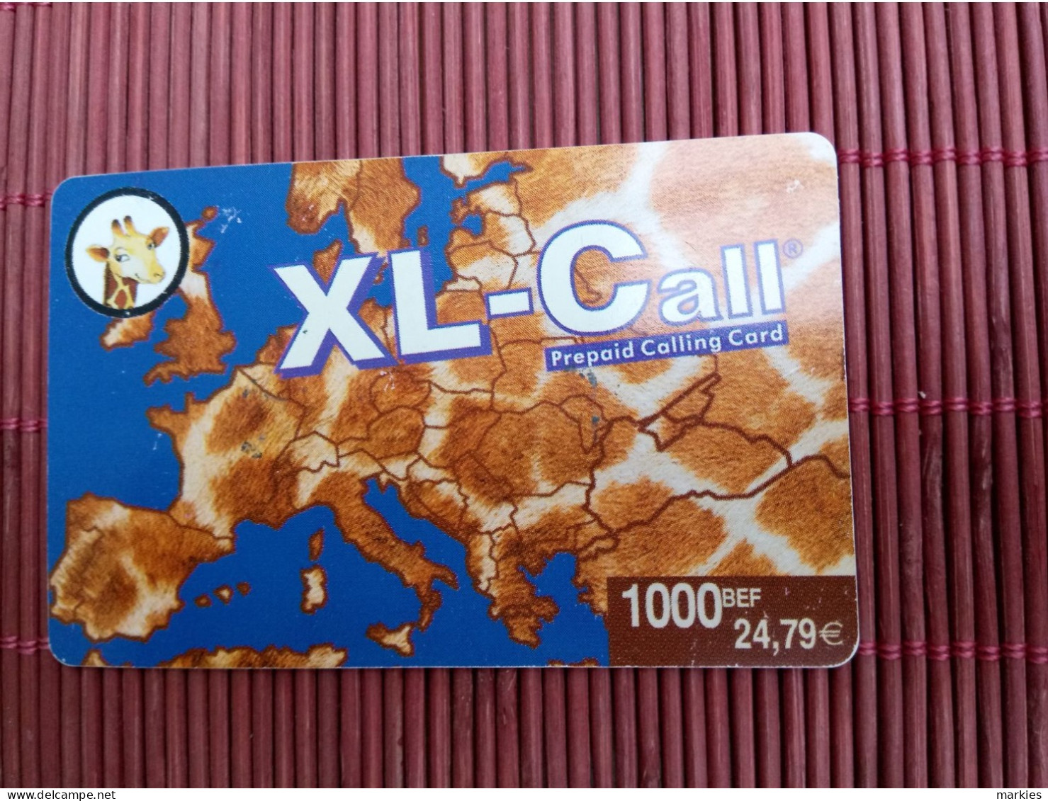Xl-Call 1000 BEF Very Hard To Find Used Rare I - Cartes GSM, Recharges & Prépayées