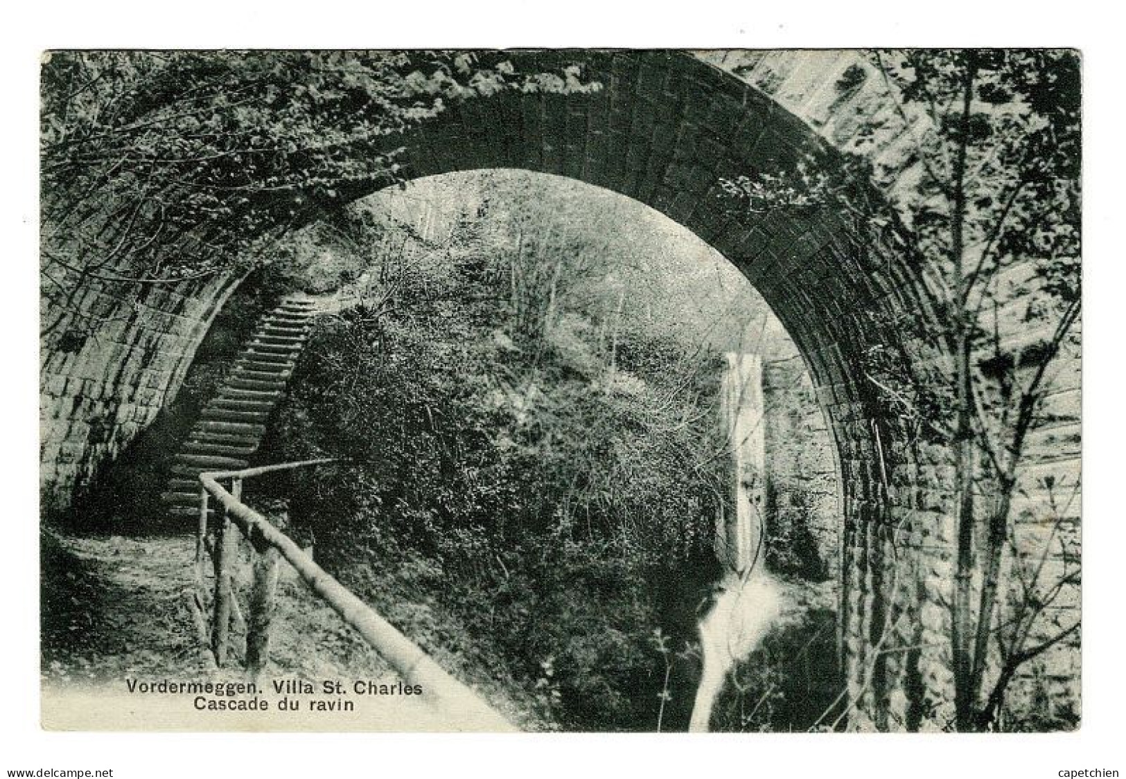 SUISSE / VORDERMEGGEN / VILLA SAINT CHARLES / LA CASCADE DU RAVIN/ CARTE VIERGE - Meggen