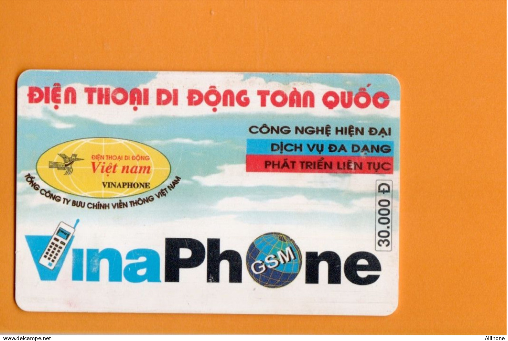 Télécartes Viet Nam VIETNAM VINAPHONE Bien Utilisée 2 Scans - Vietnam