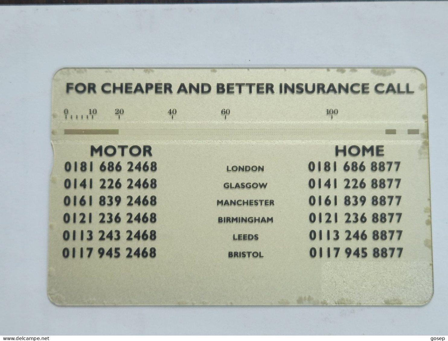 United Kingdom-(BTP362)-Direct Line Insurance-(373)-(20units)(520E25851)(tirage-2.000)(price Catalogue-5.00£-mint) - BT Emissions Privées