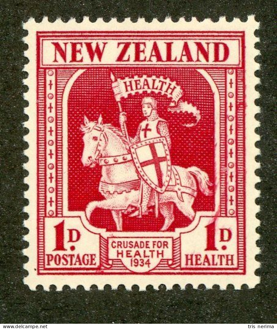 128 New Zealand 1934 Scott #B7 Mvlh* (Lower Bids 20% Off) - Ongebruikt