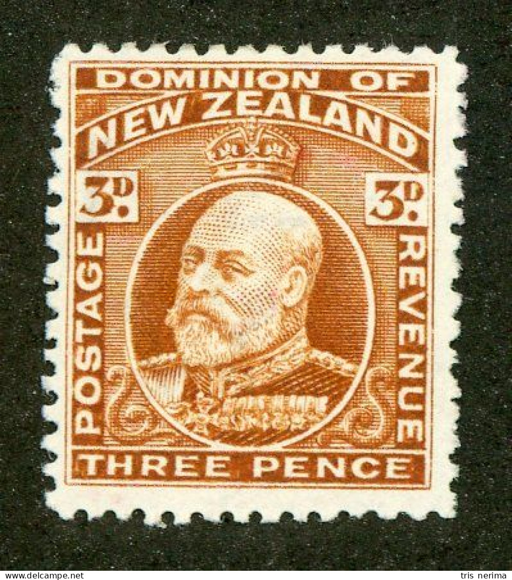 137 New Zealand 1906 Scott #133 Mlh* (Lower Bids 20% Off) - Unused Stamps