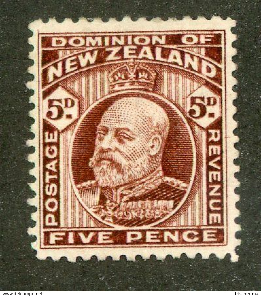 138 New Zealand 1906 Scott #136 Mlh* (Lower Bids 20% Off) - Nuevos