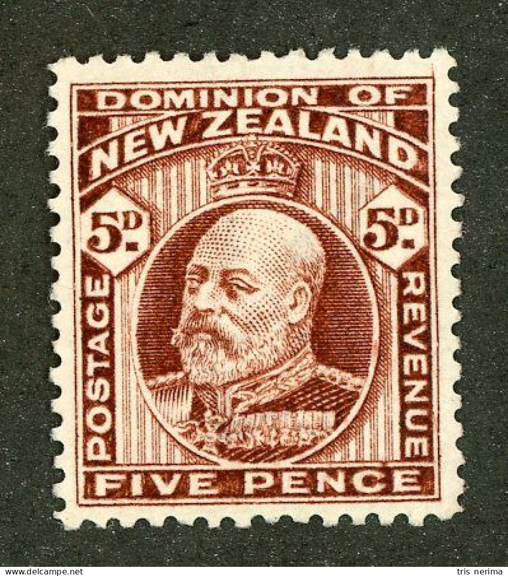 139 New Zealand 1906 Scott #136 Mlh* (Lower Bids 20% Off) - Ongebruikt