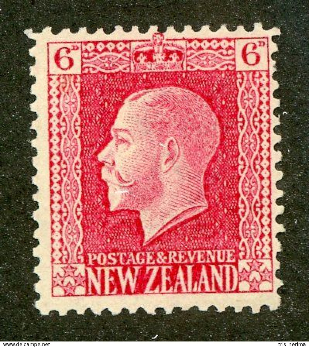 170 New Zealand 1916 Scott #154 M* (Lower Bids 20% Off) - Ungebraucht