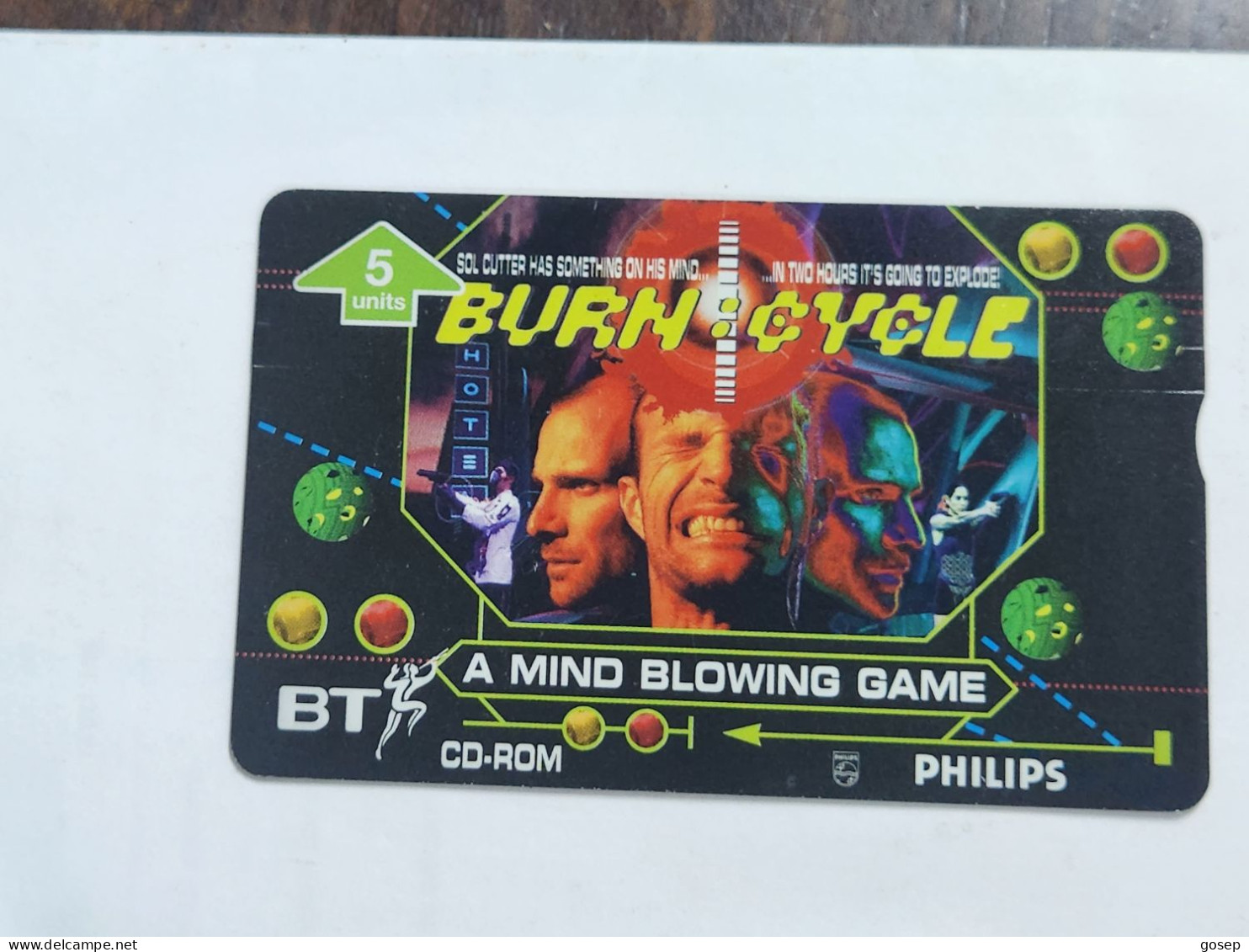 United Kingdom-(BTP364)-BURN CYCLE-(378)(5units)(505K06264)(tirage-2.050)(price From Cataloge-6.00£-mint) - BT Edición Privada