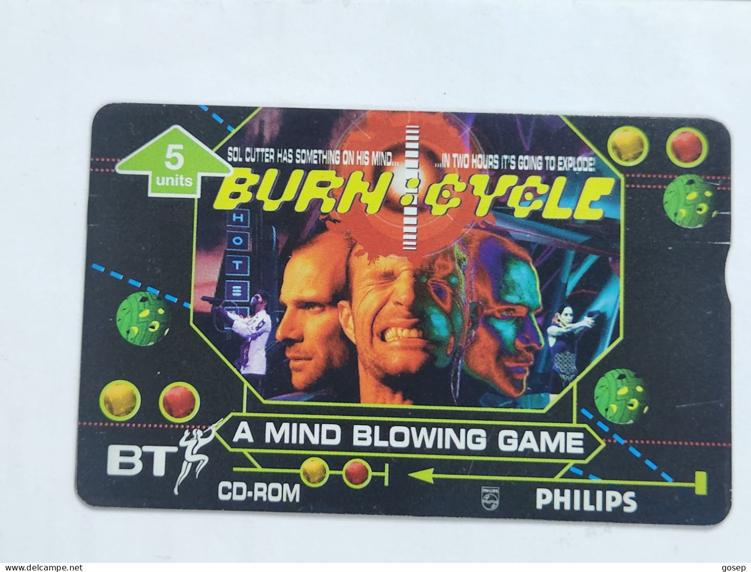 United Kingdom-(BTP364)-BURN CYCLE-(379)(5units)(505K0800)(tirage-2.050)(price From Cataloge-6.00£-mint) - BT Private