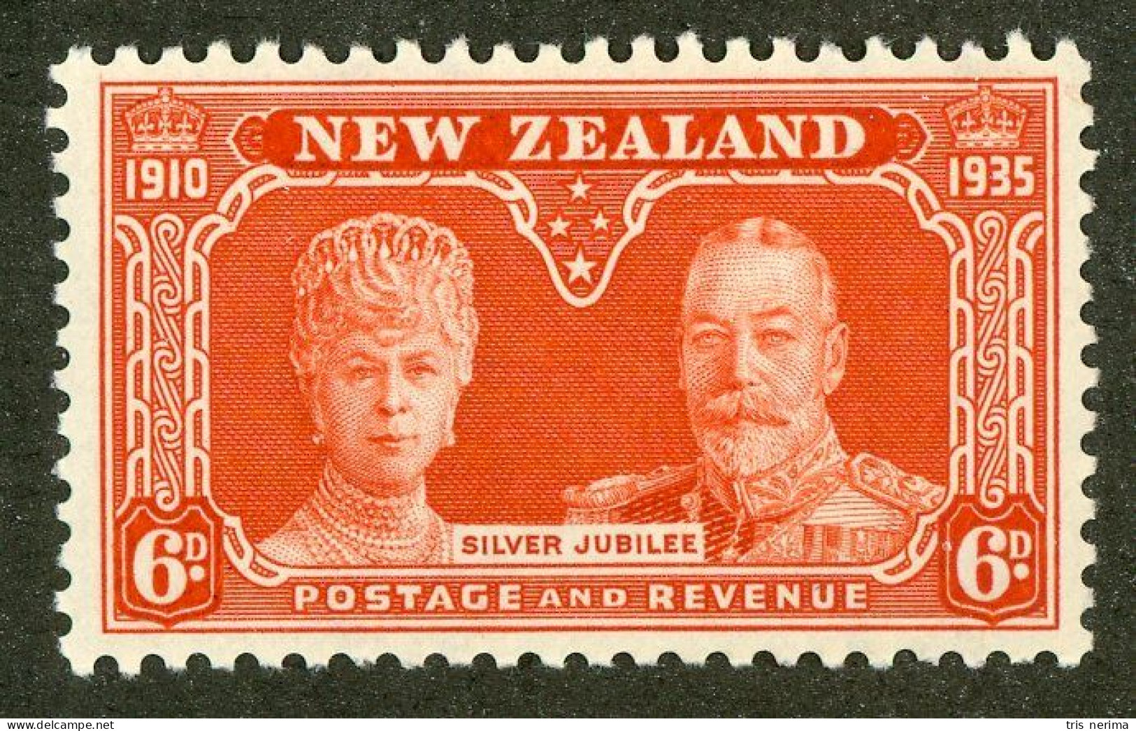 183 New Zealand 1935 Scott #201 M* (Lower Bids 20% Off) - Ongebruikt