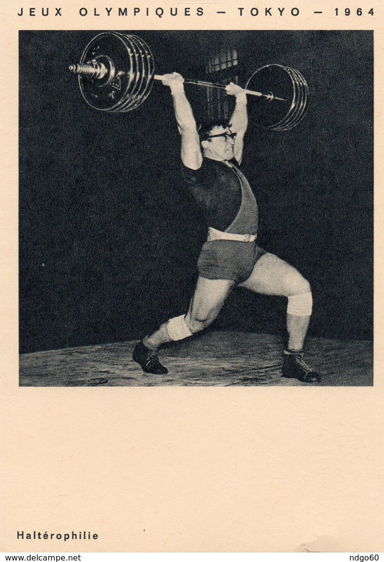 Jeux Olympiques De Tokyo 1964 - Haltérophilie - Youri Vlassov - Weightlifting