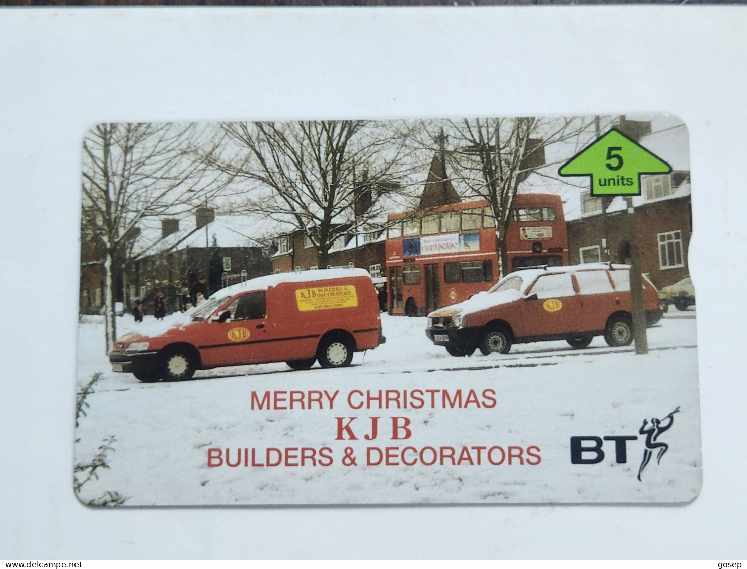 United Kingdom-(BTP378)-KJB BUILDERS-(392)(5units)(505L18783)(tirage-1.000)(price From Cataloge-10.00£-mint) - BT Emissions Privées