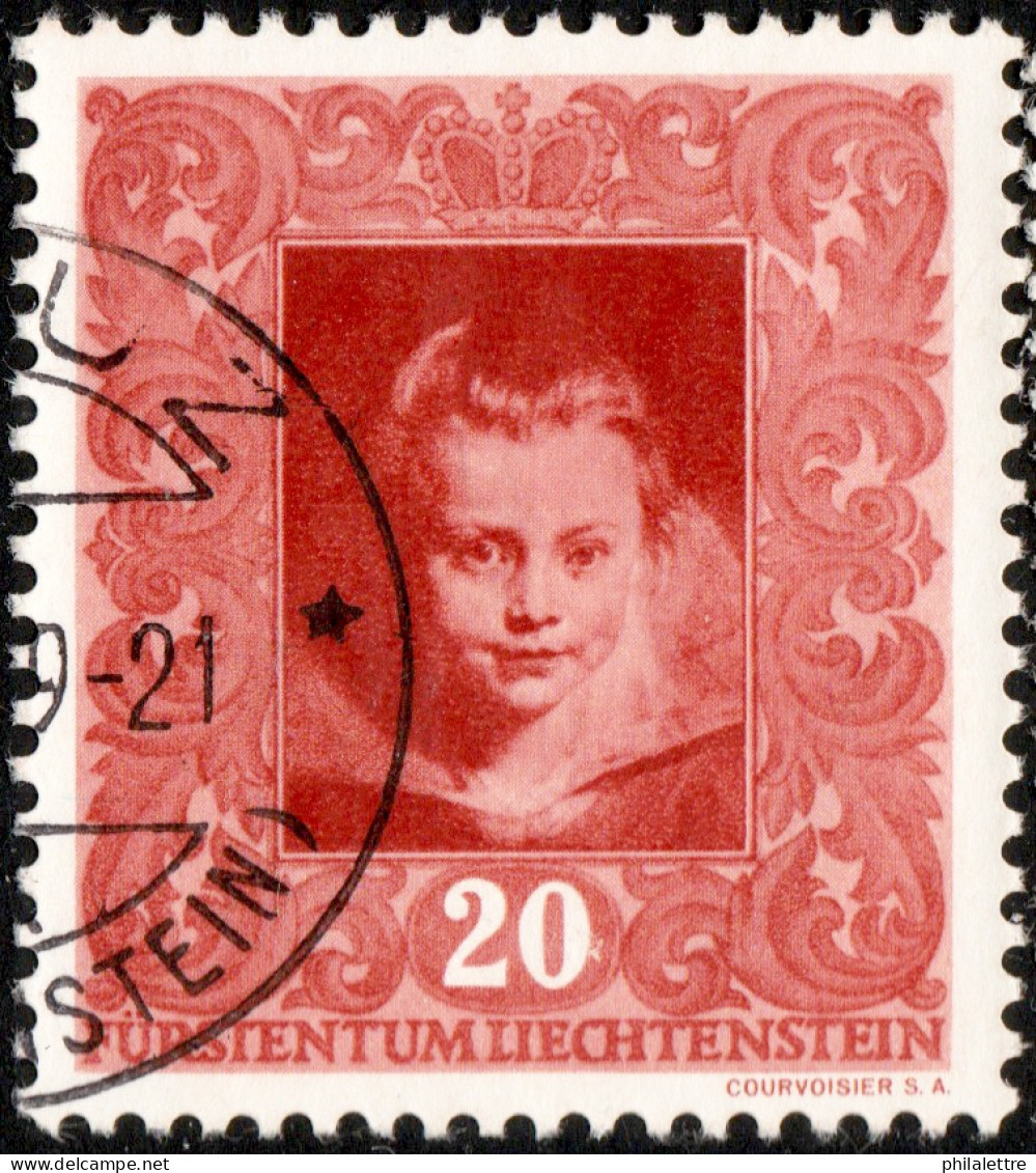 LIECHTENSTEIN - 1949 - Mi.269 20Rp Brownish-red - VFU - (ref.892l) - Oblitérés