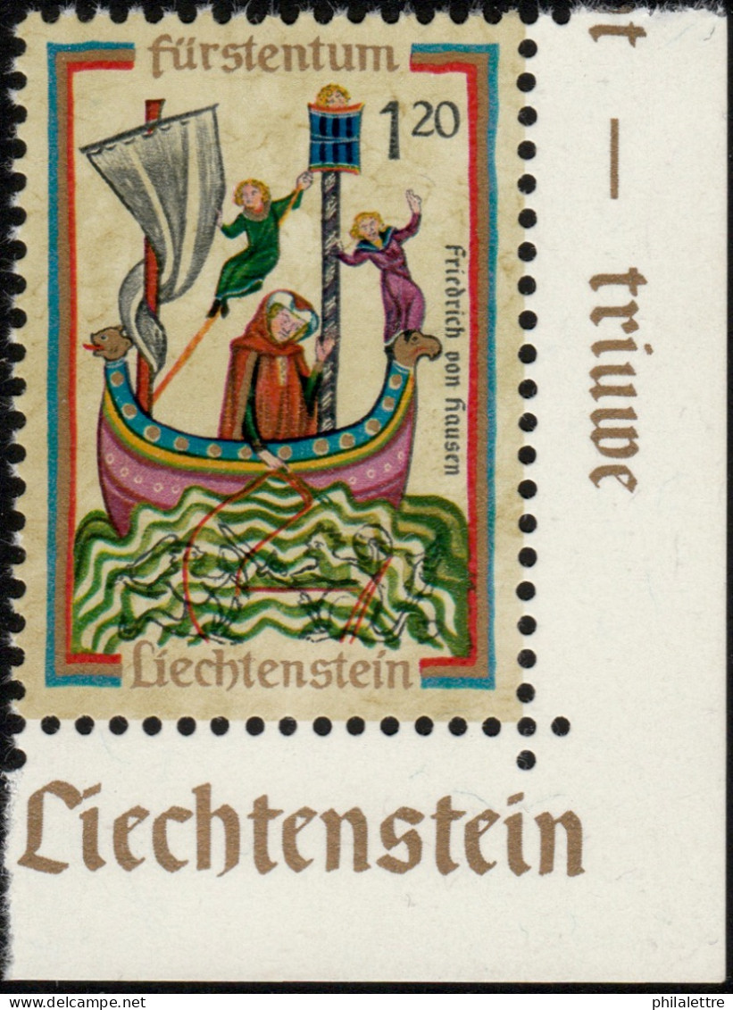 LIECHTENSTEIN - 1970 - Mi.530 1Fr20 Minstrels (Set IV) - Mint** - Ongebruikt