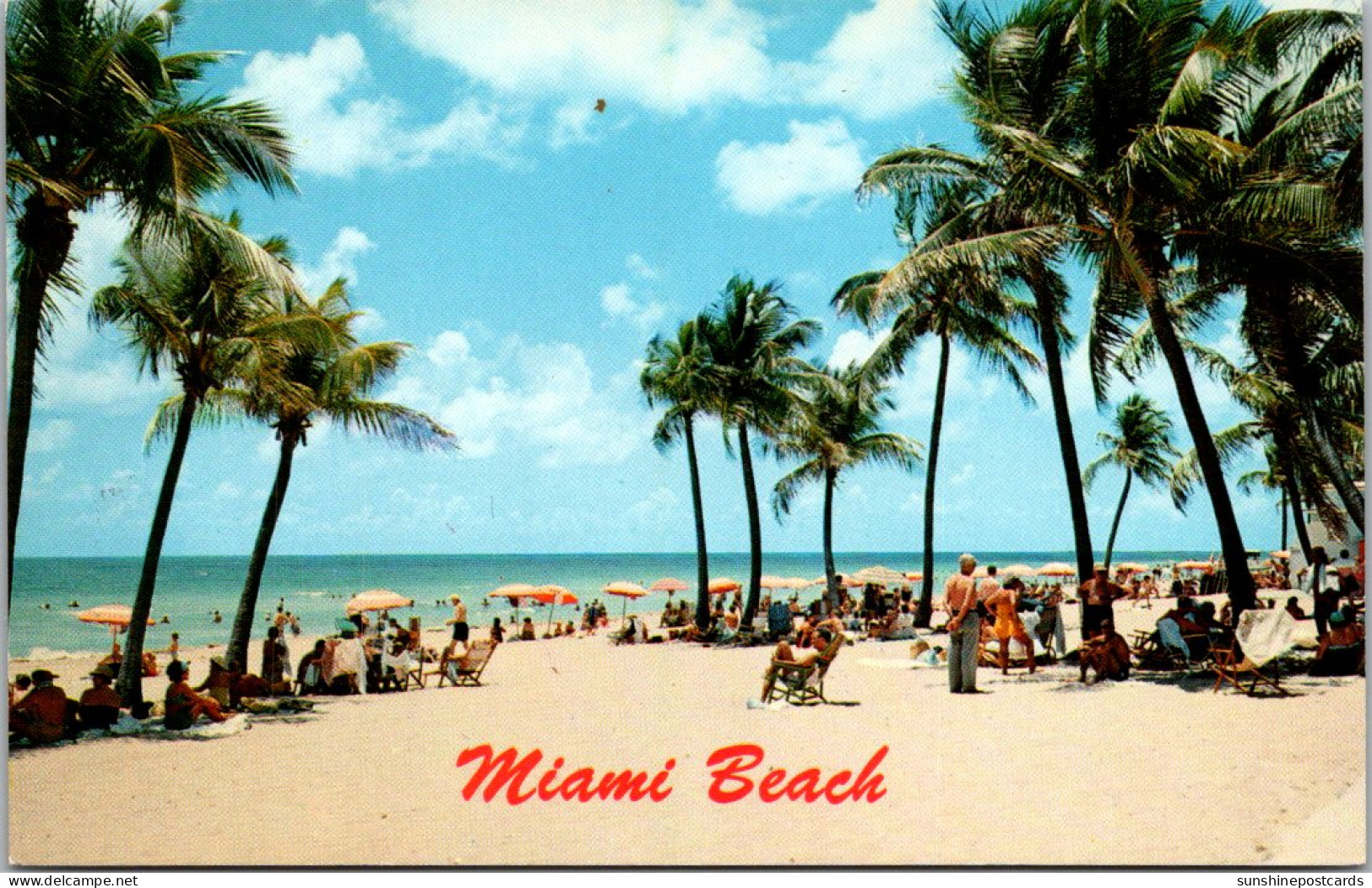 Florida Miami Beach Showing Sunbathers - Miami Beach