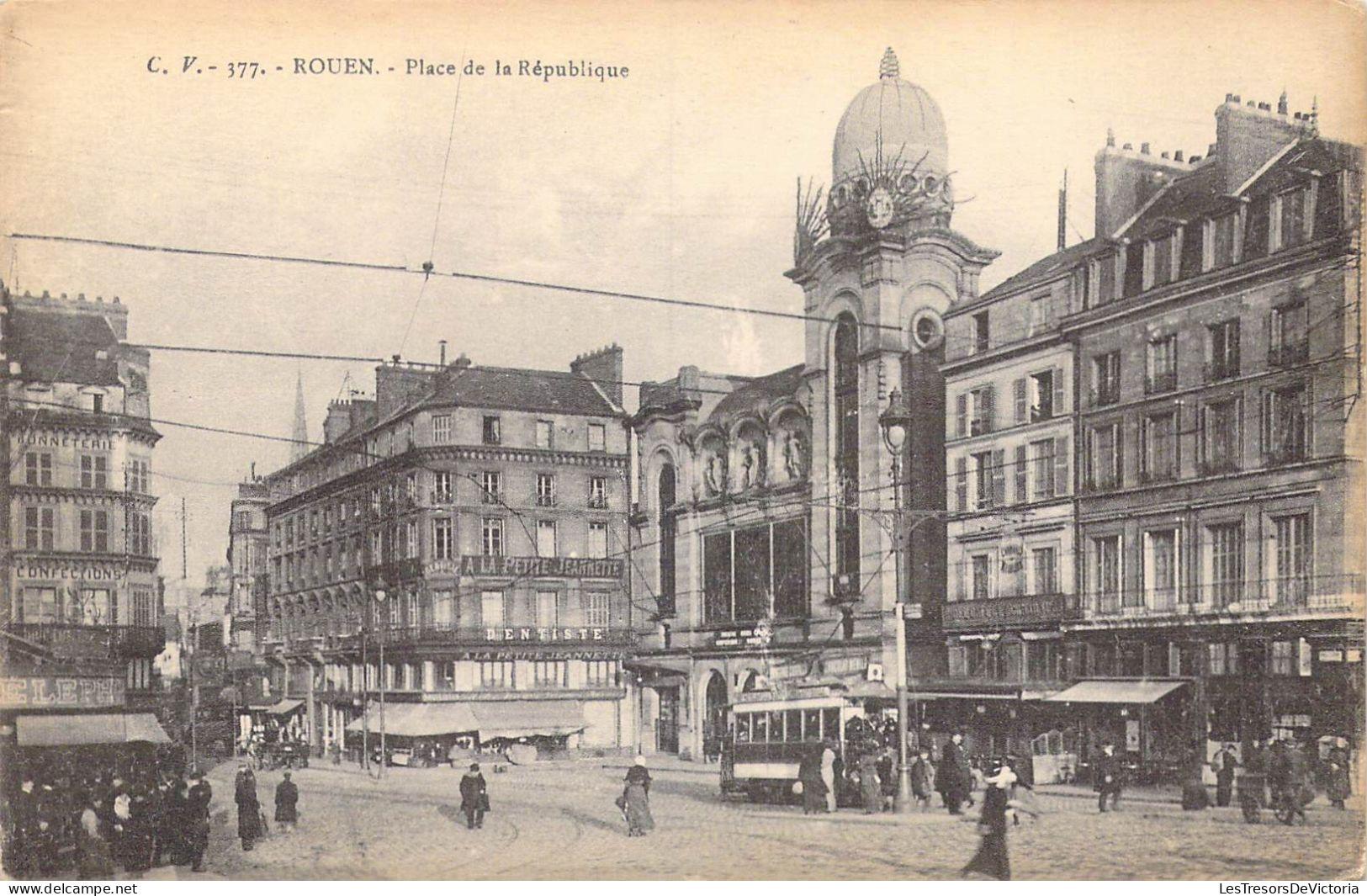 FRANCE - 76 - Rouen - Place De La République - Carte Postale Ancienne - Rouen
